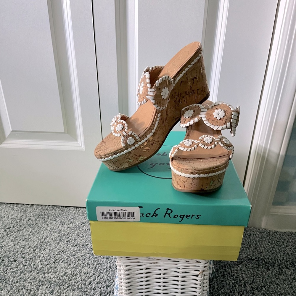 Jack Rogers “Leigh” Wedge size 8.5m